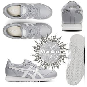 Asics Tiger Runner Piedmont Grey Ortholite Comfort Women's Size 7